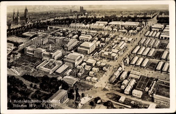 Ak München Bayern, 4. Reichsnährstandsausstellung 1937, Panorama