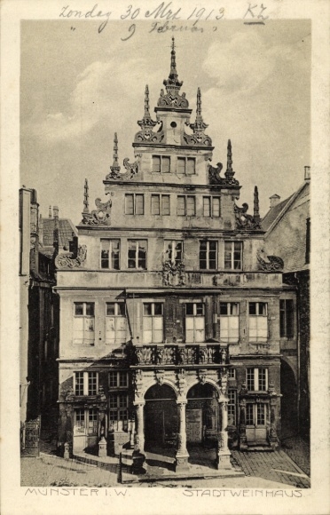 Ak Münster in Westfalen, Stadtweinhaus, s Gebäude, Architektur, 