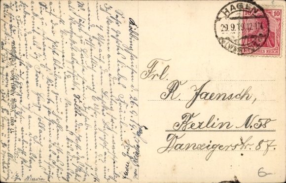 Postcard Plettenberg in Sauerland Westphalia, Siesel