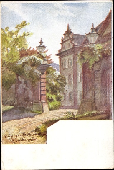 Künstler Ak Sankt Margarethen in Schleswig Holstein, A. Vanotti 1905
