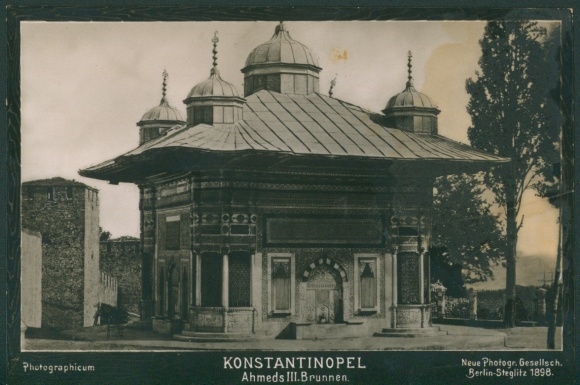 Photo Constantinople Istanbul Türkiye, Ahmed III Fountain