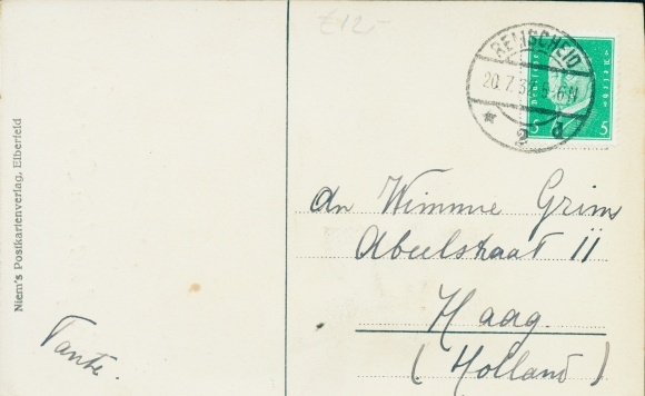 Leporello PC Remscheid in the Bergisches Land, newspaper seller, total view of the place