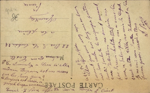 Postcard Saloniki Thessaloniki Greece, Olympos Palace Hotel, Zeppelin