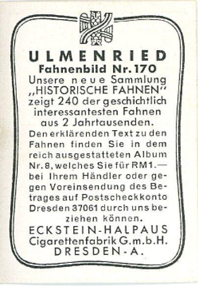 Historical flags collection picture 170, German-French flag. Octroi administration on the Rhine 1805/06