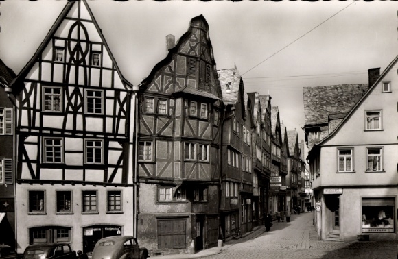 Ak Limburg an der Lahn, Barfüßerstraße