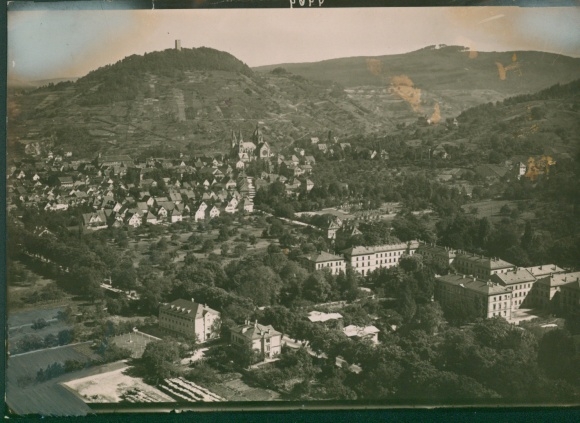Ak Heppenheim an der Bergstraße, Stadtansicht von Heppenheim an der Bergstrasse mit der Starke...