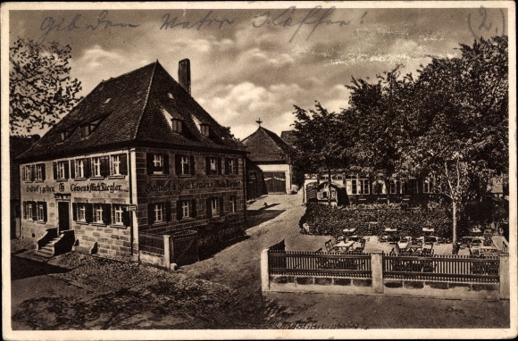 Ak Heroldsberg in Midden-Franken, Gasthof zum Gelben Löwen