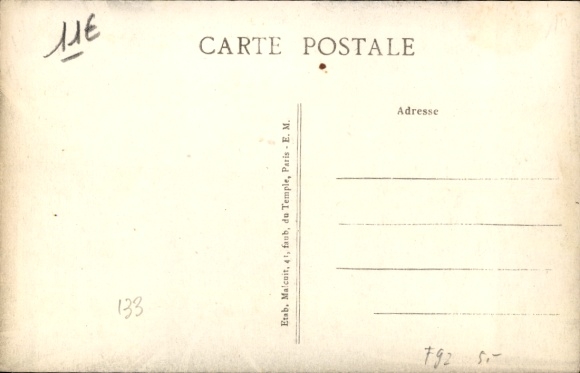 Ak Sceaux Haut de Seine, Rue Houdan