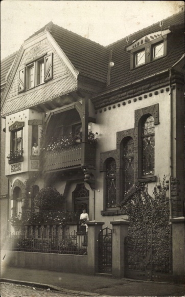 Foto Ak Witten an der Ruhr, Villa, Frauen