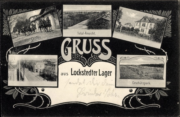 PC Lockstedt in Schleswig Holstein, Lockstedt camp, casino, total view, gun park