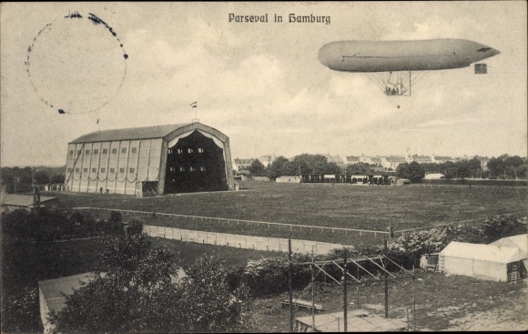 PC Hamburg North Fuhlsbüttel, airship Parseval, airship hall