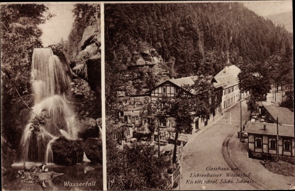 PC Lichtenhain Sebnitz in Saxony, inn at the Lichtenhainer waterfall