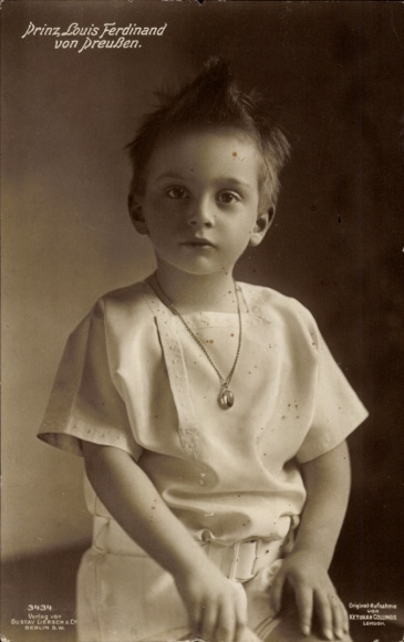Postcard Prince Louis Ferdinand of Prussia, portrait