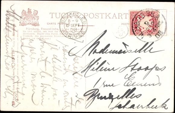 Artist PC Flower, Charles, Nuremberg in Middle Franconia Bavaria, Frauenkirche