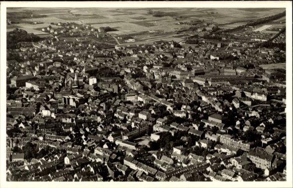 Postcard Kaiserslautern in the Palatinate, aerial photograph
