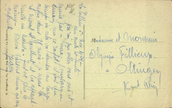 Postcard steamer Elisabethville, Belgian Line