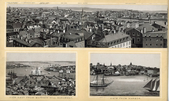 6 photos in the cover, Boston Harbor, John F. Murphy