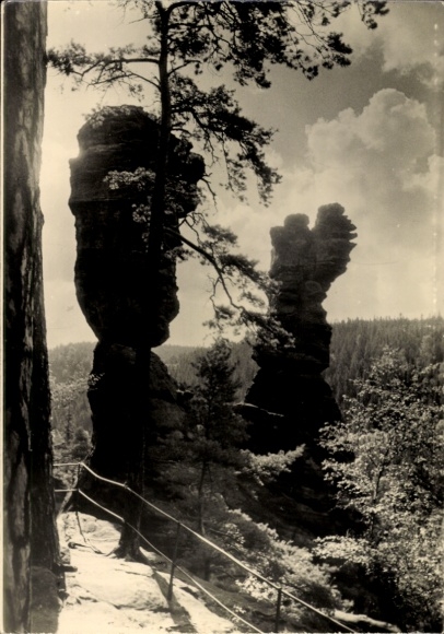Ak Bielatal Saksisch Zwitserland, Hercules-kolommen
