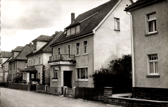Postcard Wehrden Beverungen North Rhine Westphalia, Pension Benstein