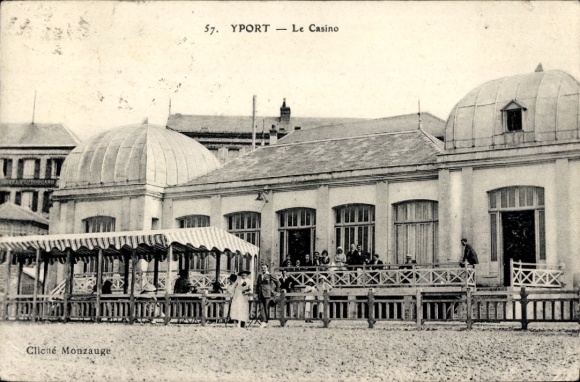 Postcard Yport Seine Maritime, Casino