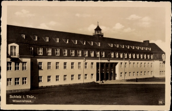 Ak Schleiz im Vogtland Thüringen, Wisentahaus