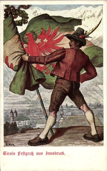 Artysta KP Innsbruck Tirol, Obchody Stulecia Państwa Tyrolskiego 1909, Andreas Hoferbund, Hoferschützen