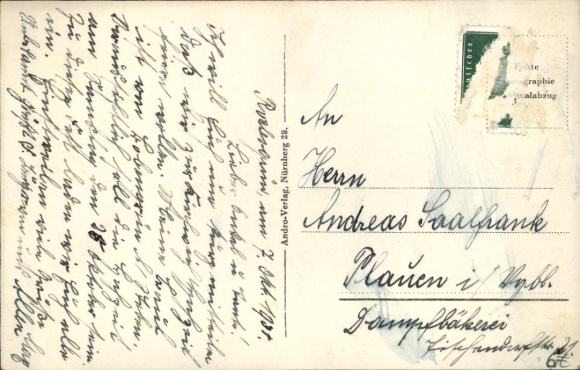 Postcard Bobengrün Bad Steben in Upper Franconia, general view, Franconian Forest