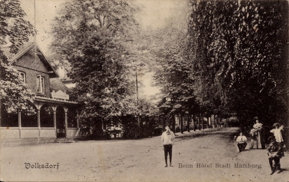 Ak Hamburg Wandsbek Volksdorf, Hotel Stadt Hamburg