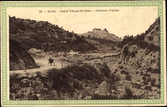 18 old PCs Algeria, various views of Oran, Algiers, Blida, Colomb Bechar, Lalla Maghrnia, Bone