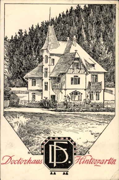 Künstler Ak Hinterzarten im Schwarzwald, Doktorhaus