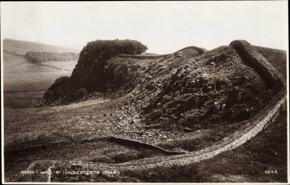 Ak North East England, The Roman Camp of Borcovicus and Roman Wall