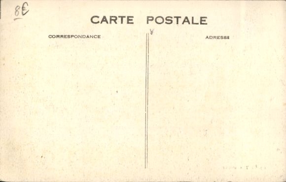 Postcard Berneval sur Mer Seine Maritime, Vue prize du Chemin Haut, woman with child