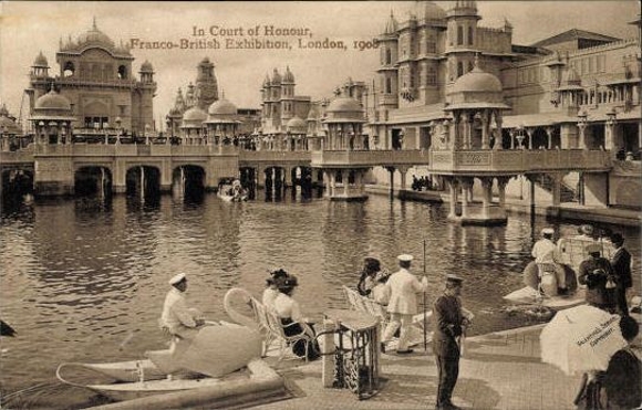 Set von 68 Ansichtskarten, London, Französisch - Britische Ausstellung 1908