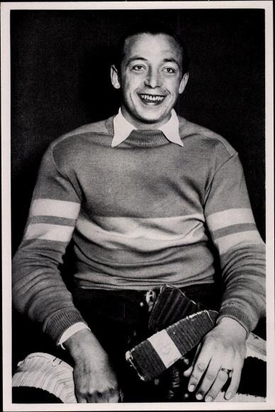Collection picture Olympia 1936, German ice hockey player Gustav Jaenecke