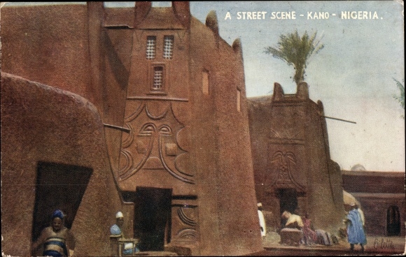 Ak Kano Nigeria, een straatbeeld