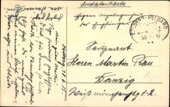 Embossed Chromo-Litho Dutch prayer of thanks, victorious German troops, Battle of World War I