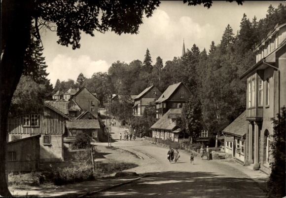 Postcard Schierke Wernigerode am Harz, Kirchberg