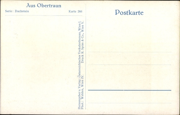 Ansichtkaart Obertraun Opper-Oostenrijk, dorpsdeel