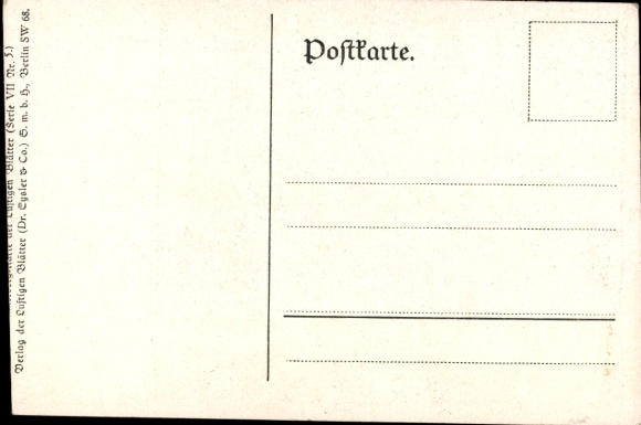 Artist Postcard Wennerberg, Bruno, The pride of the company