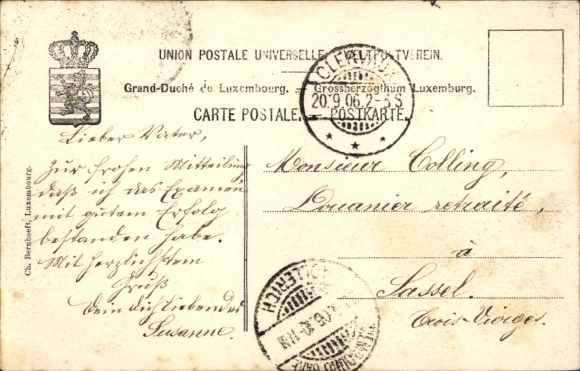 CPA Volontaires luxembourgeois, Exercices au Glacis