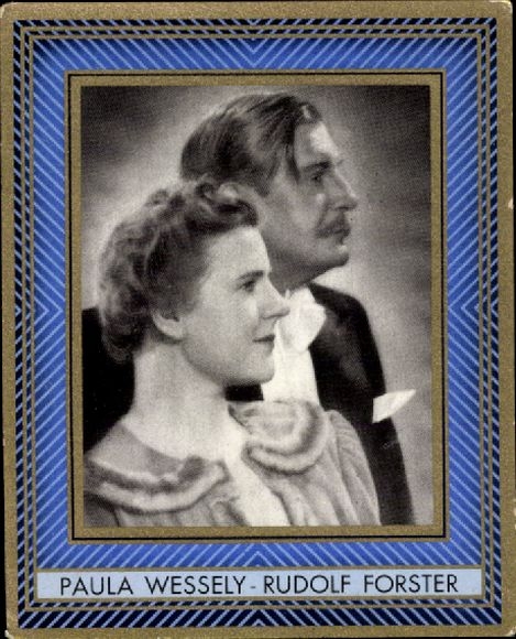 Passepartout collector's picture actors Rudolf Forster and Paula Wessely, picture no. 305