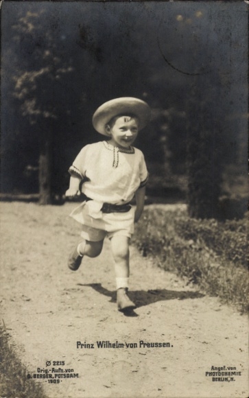 Ak Prinz Wilhelm von Preußen, Portrait, PH