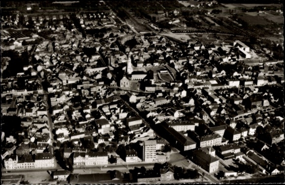 Ak Frankenthal in der Pfalz, Fliegeraufnahme