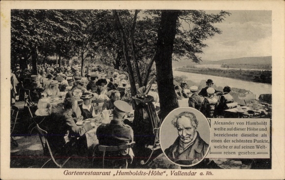 Obraz Vallendar nad Renem, Alexander von Humboldt, Humboldtshöhe