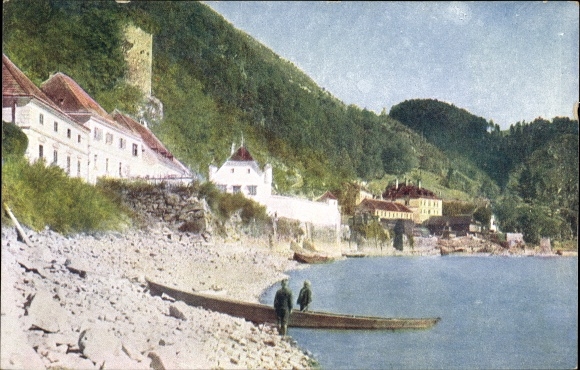 PC Sarmingstein St Nikola on the Danube Upper Austria, riverside