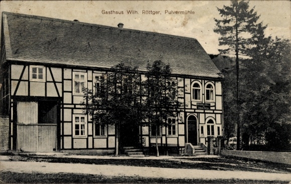 KP Brilon w Sauerland, Gasthaus Wilh. Röttger, młyn proszkowy