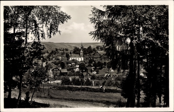 Ak Wurzbach in Thüringen, Gesamtansicht