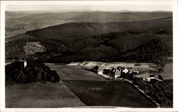 Postcard Schönbühl Lindau am Bodensee Swabia, aerial photograph