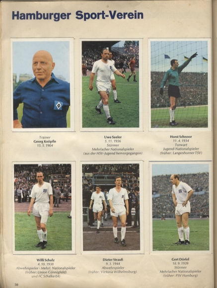 Football 1967/68 football pictures, Bergmann, 359 collection pictures, 1968