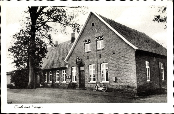 Ak Langen Badbergen in het Artland, restaurant pater König Hollrath